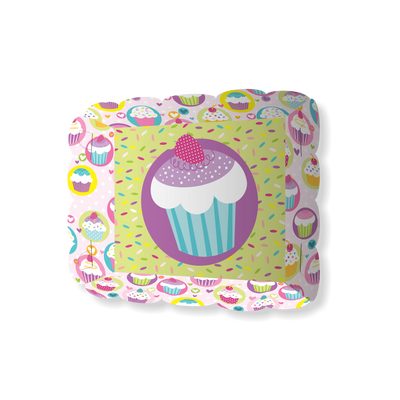 Tortera Platos Cupcake Party (x8u)