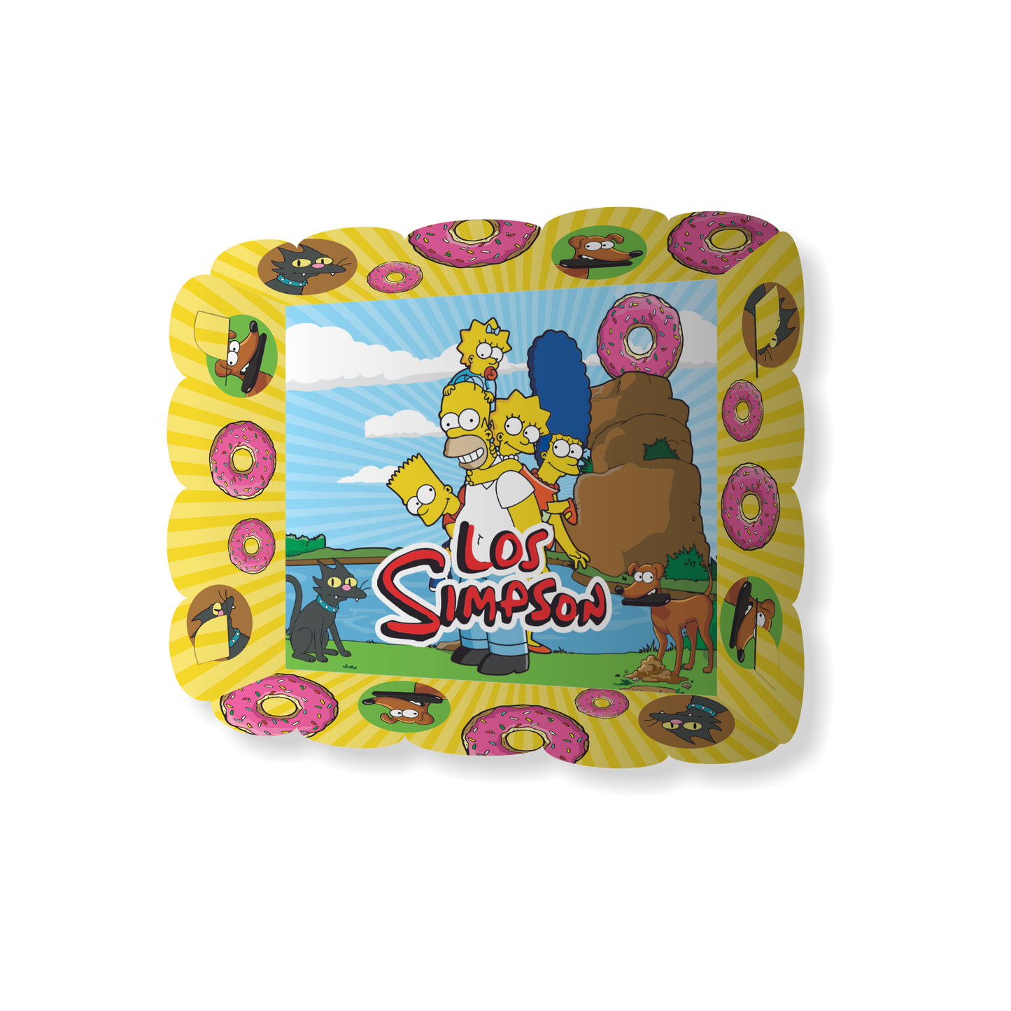 Tortera (Platos) Los Simpsons (x8u)
