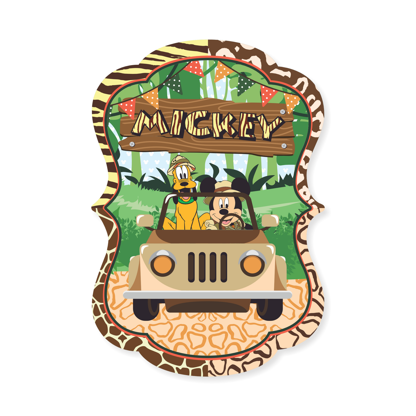 PIÑATA MICKEY SAFARI