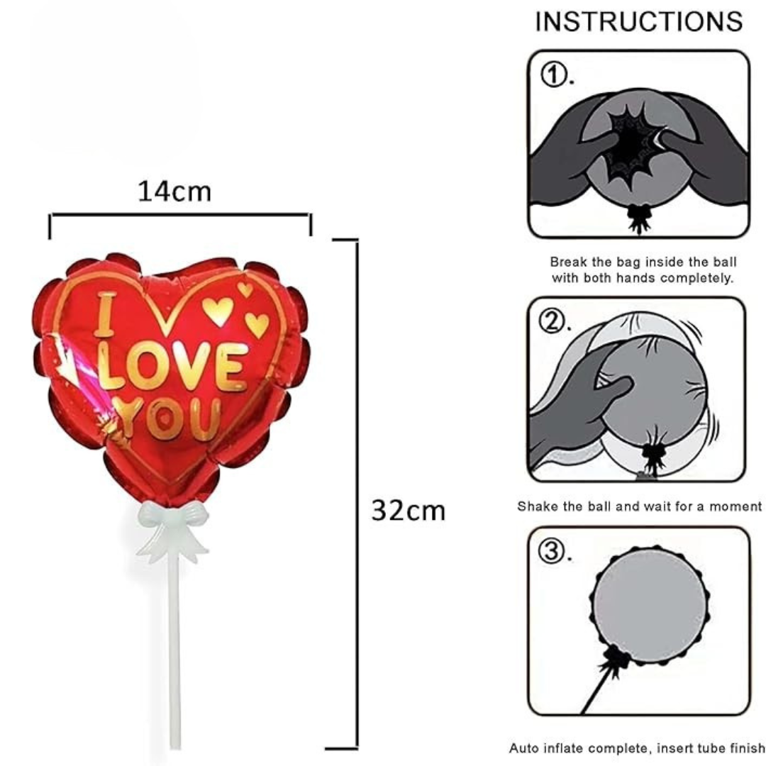 Heart Balloon Topper