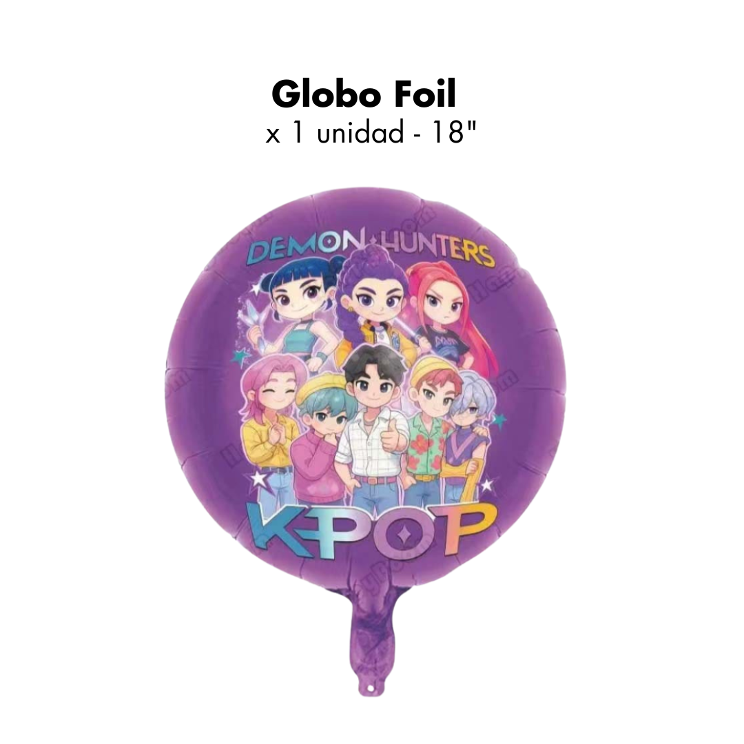Globos Foil Kpop Demon Hunters (x1u)