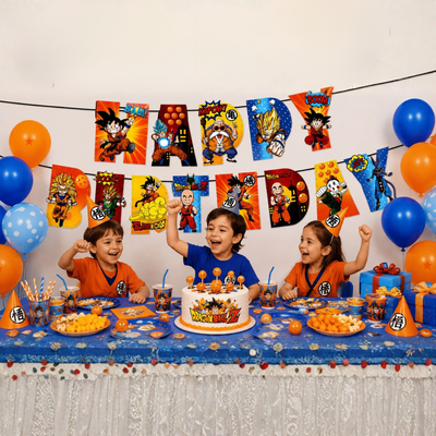 Dragon Ball Z Happy Birthday Banner (x1u)