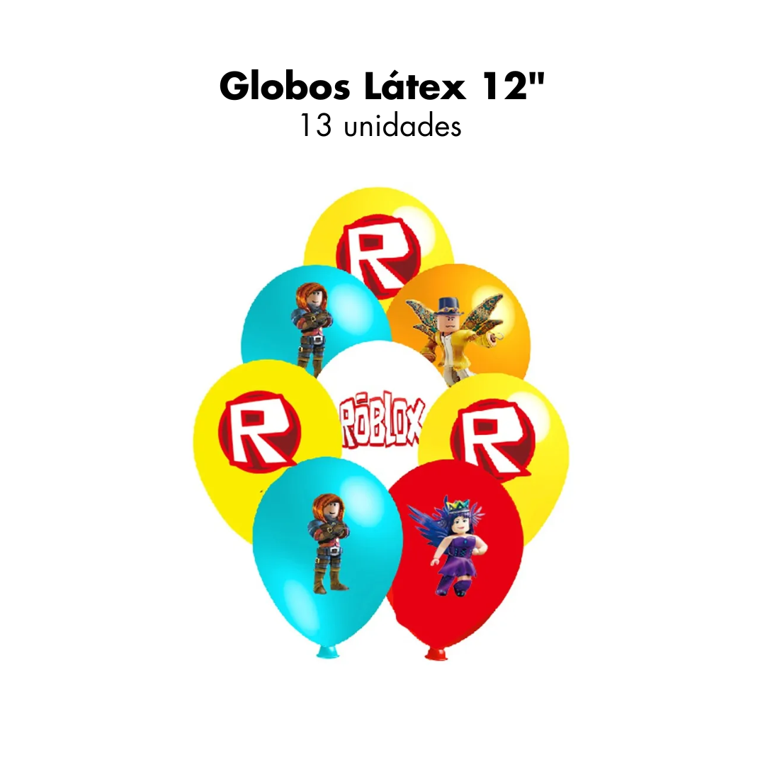 Globos Latex Roblox (x12u)