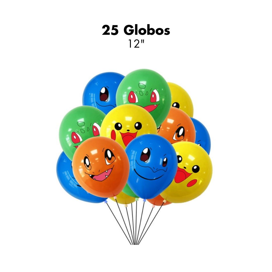 Pokemon Globos Latex 12" (x25u)