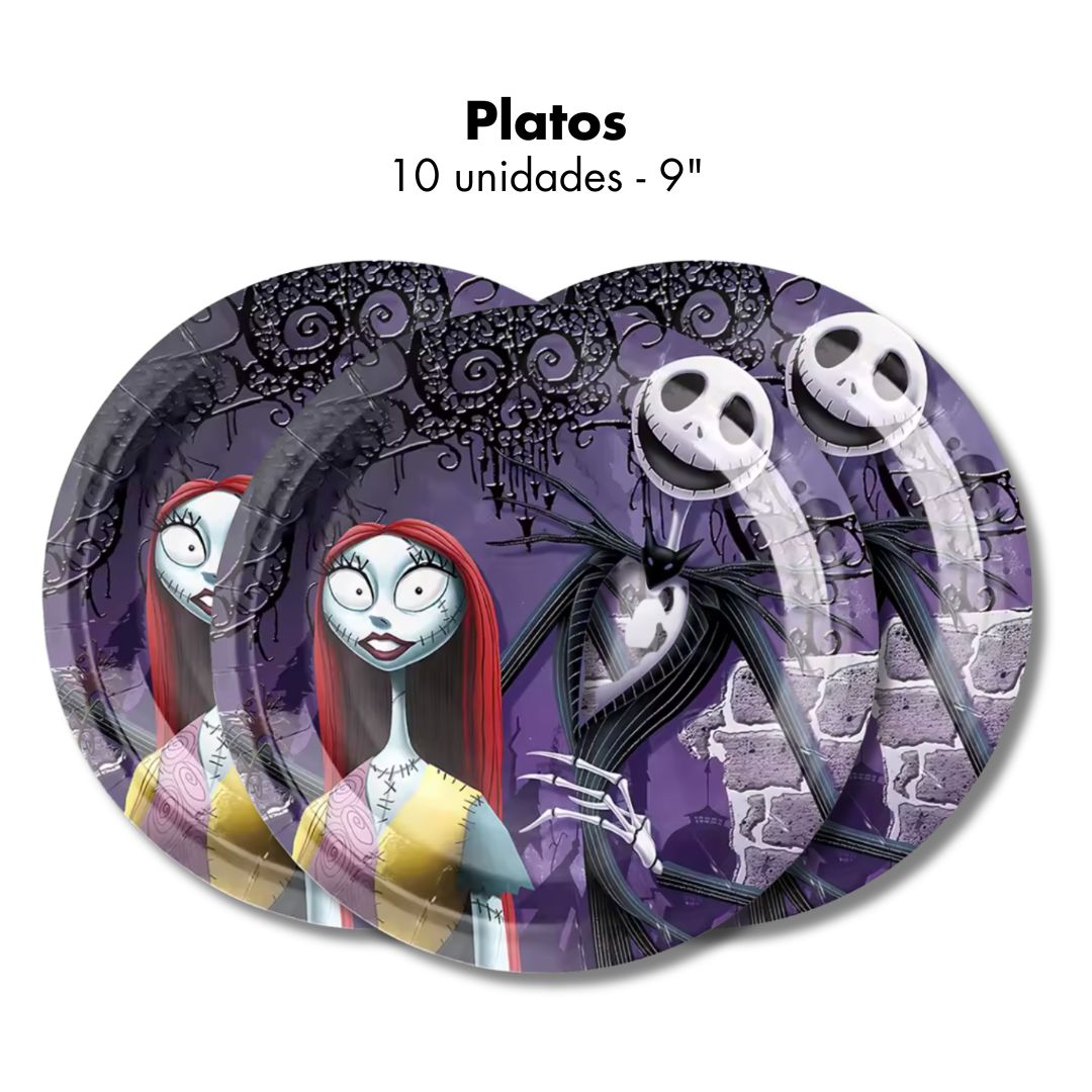 Platos Jack Nightmare before Christmas 9" (x10u)