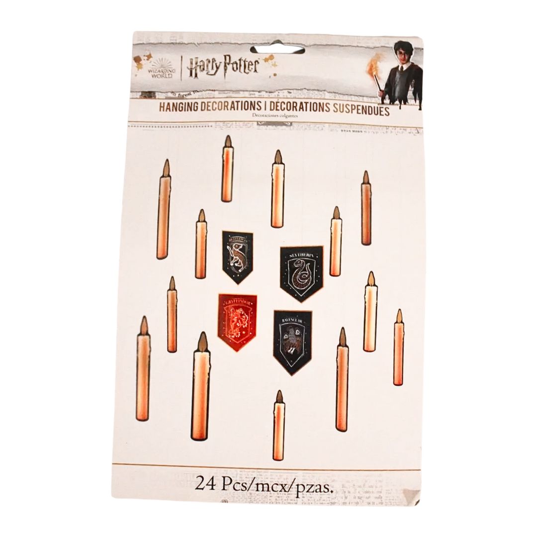 Decoraciones Colgantes Harry Potter Hogwarts (x24)