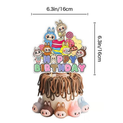 Labubu Birthday Decoration Caketopper (x1u)