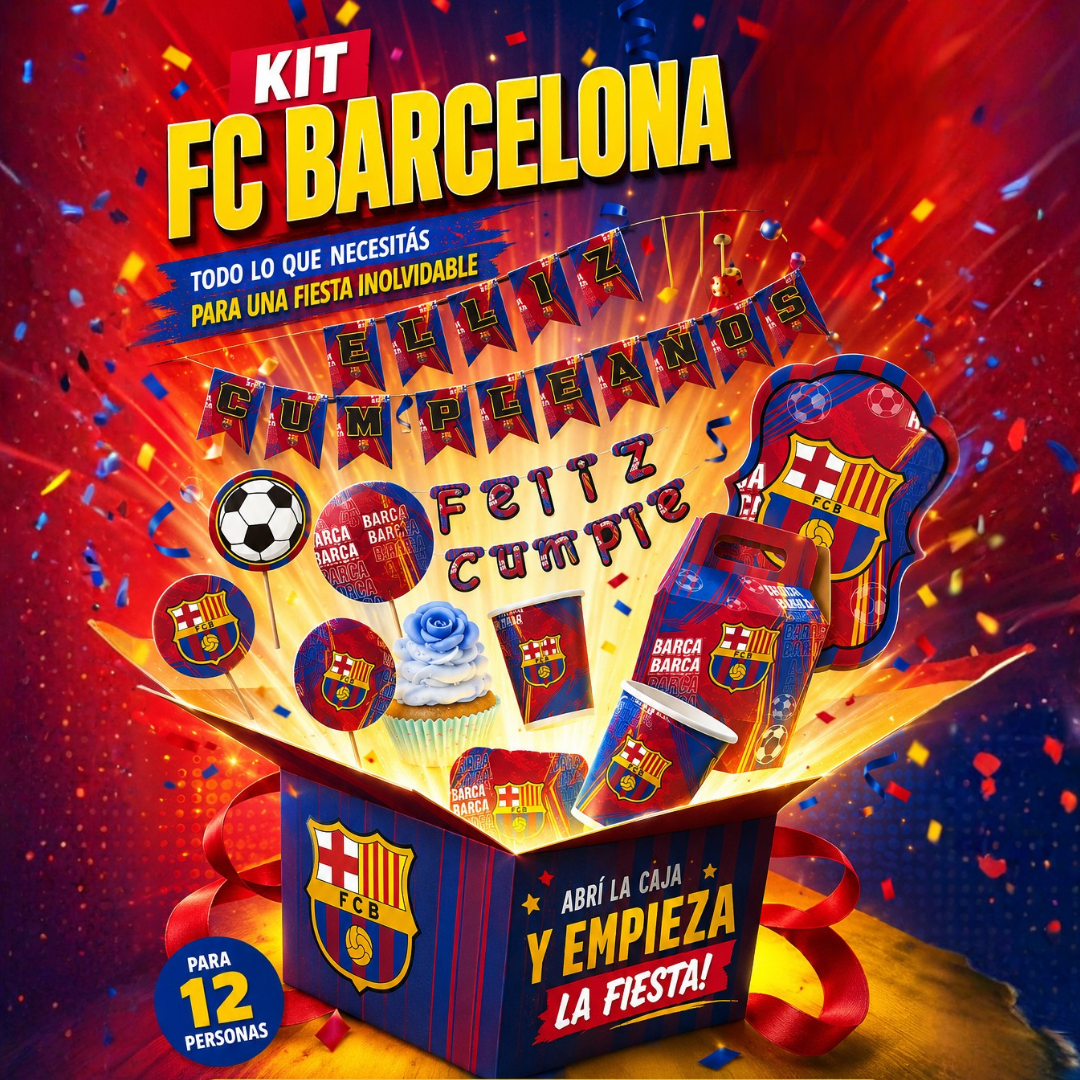 KIT: FC Barcelona (12 personas)