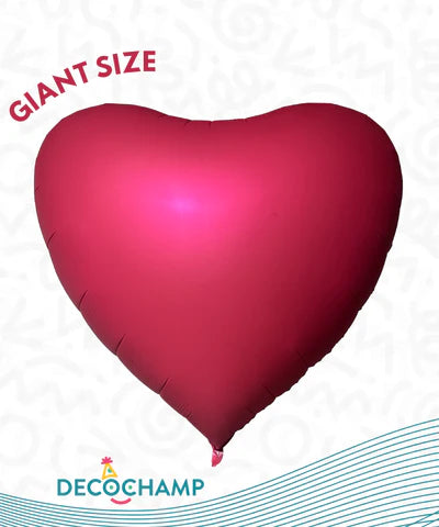Corazón Foil Gigante Rojo 68" (x1u)