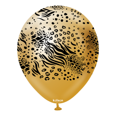 Kalisan Balloons 12" Safari Mutant Mirror Gold (x25u)