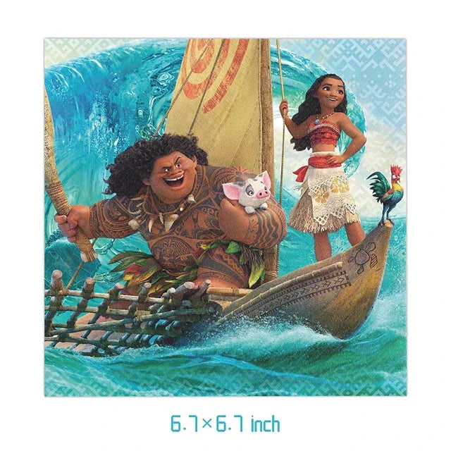 Moana Lunch Napkins (x18u)