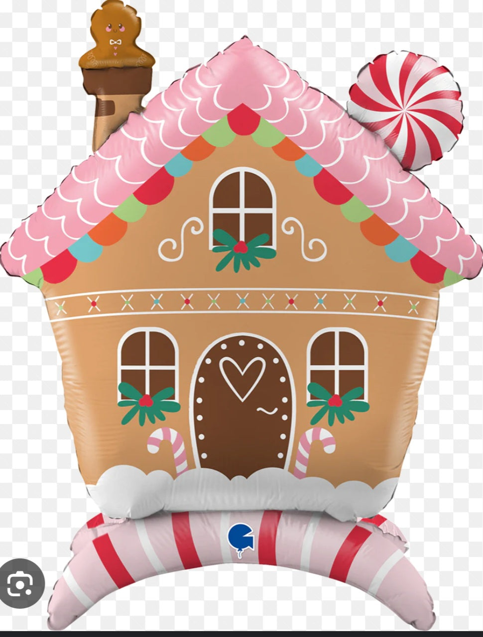 Standups Gingerbread house Foil Balloon