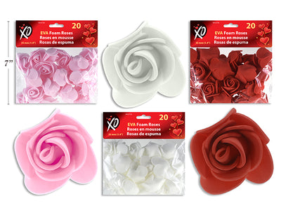 Rosas Espuma EVA San Valentín (x20u)