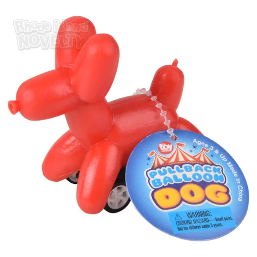 Perro globo con retroceso (6.5 cm) - (x1u)