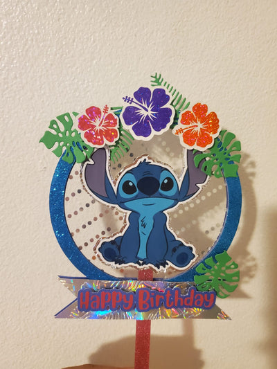 Cake Topper Stitch Personalizado