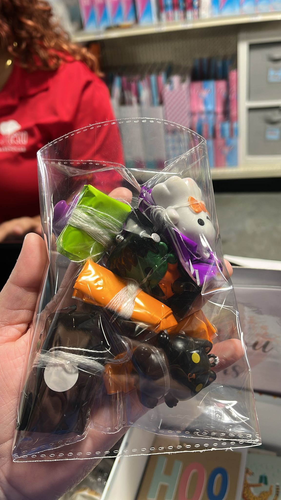 Mini paracaídistas Halloween (x6u)