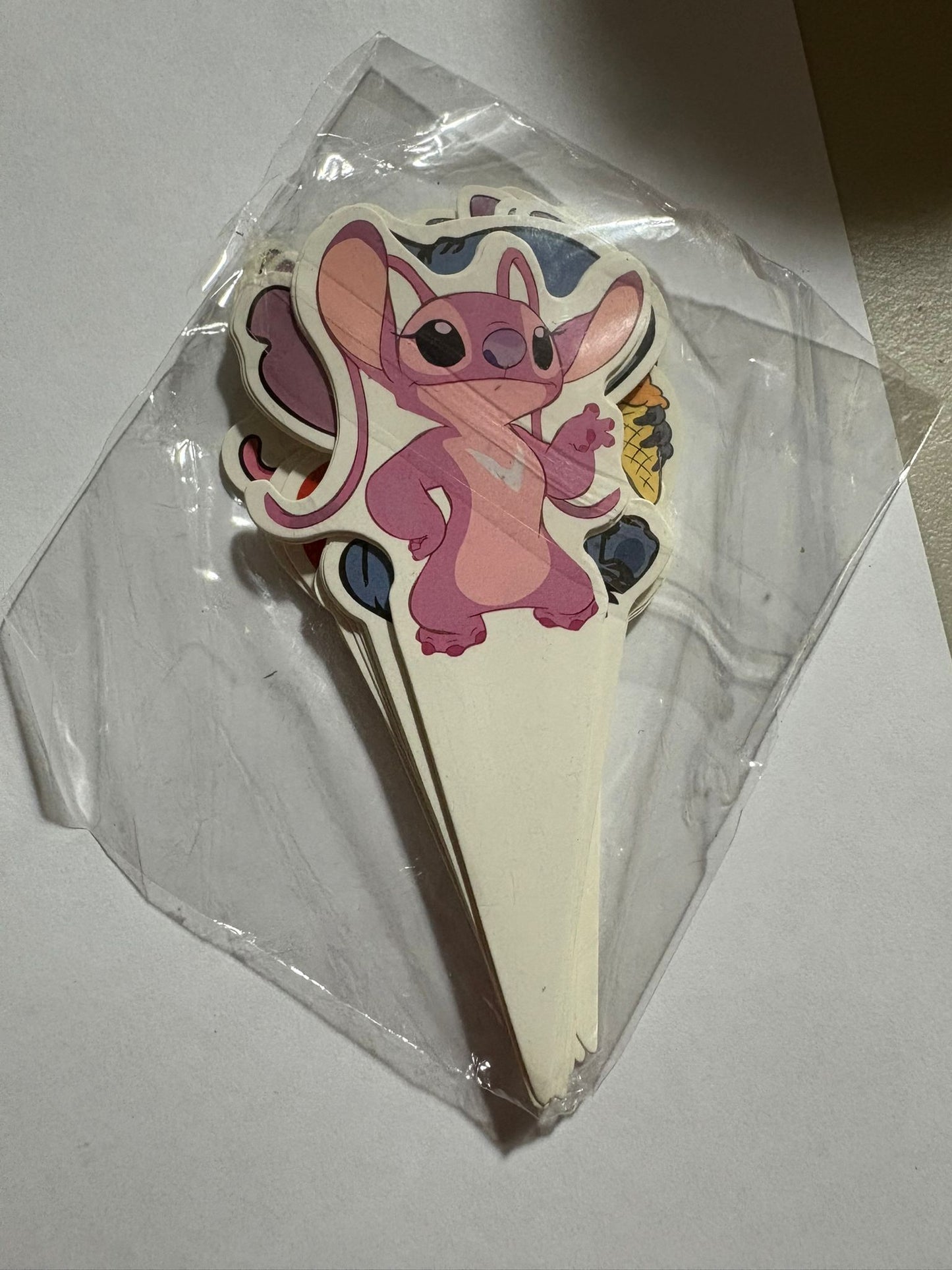 Stitch y Angel Cupcake Topper (x24u)