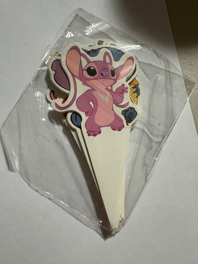 Stitch y Angel Cupcake Topper (x24u)