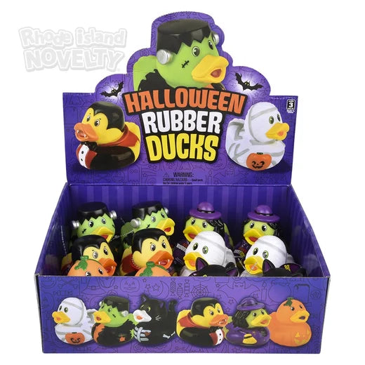 Patitos de goma de Halloween 9 cm (x1u)