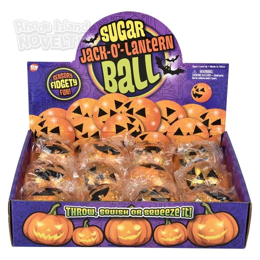 Jack O’ Lantern blando con bolitas – 6 cm