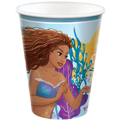 The Little Mermaid Paper Cups 9oz (x8u)