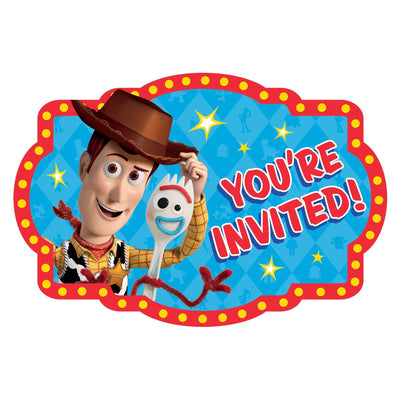 Toy Story 4 Invitations (x8u)