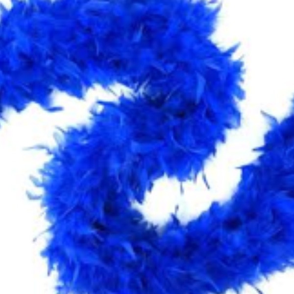 CHANDELLE BOA BLUE- AZUL FRANCIA (PREMIUM QUALITY)