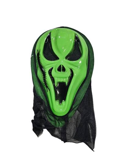 ALIEN Face Mask Fluorescent Verde (x1u)