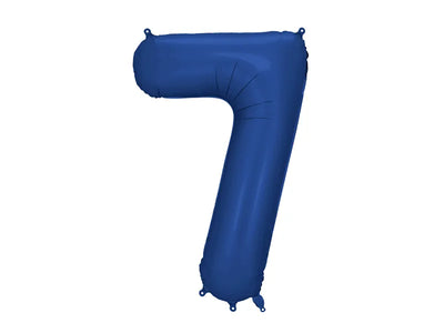 FOIL BALLOON NUMBER "7" NAVY (86CM)