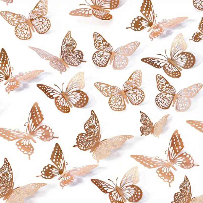 Mariposa Decorativa 12 unidades