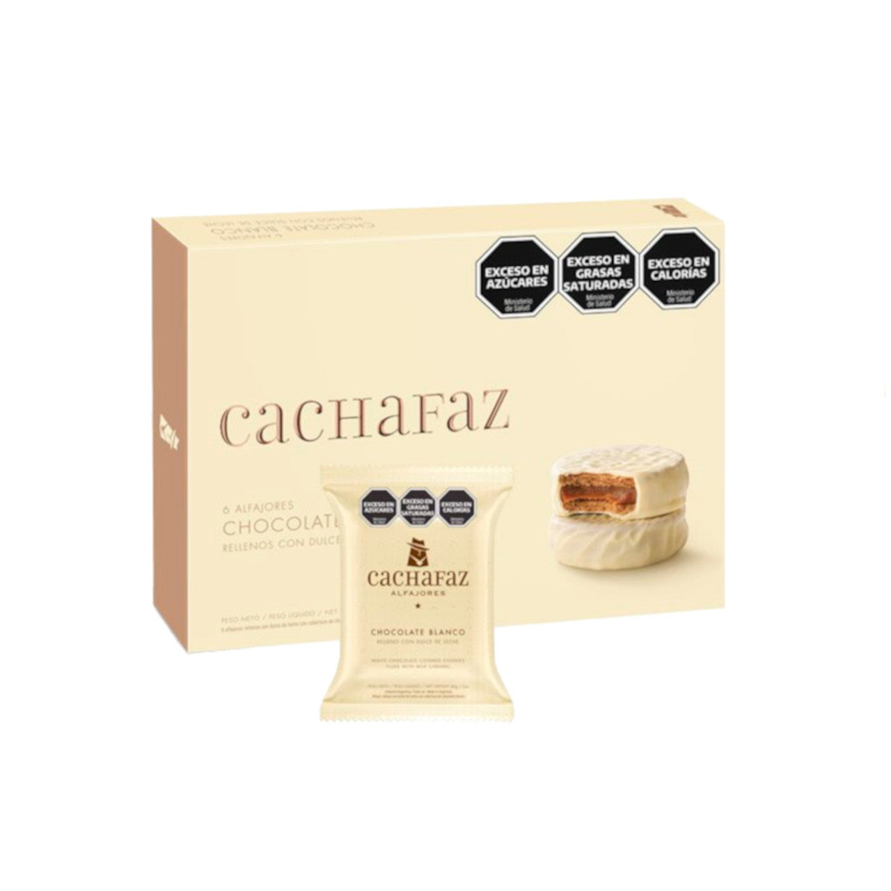 Alfajores Cachafaz Caja x 6
