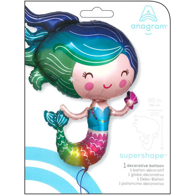 Globo Jumbo Mermaid Sirena Supershape