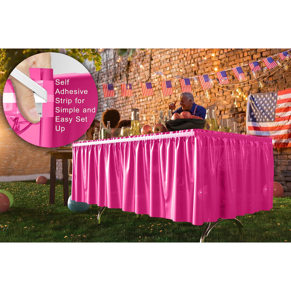 Table Skirt Cerise (x1u)