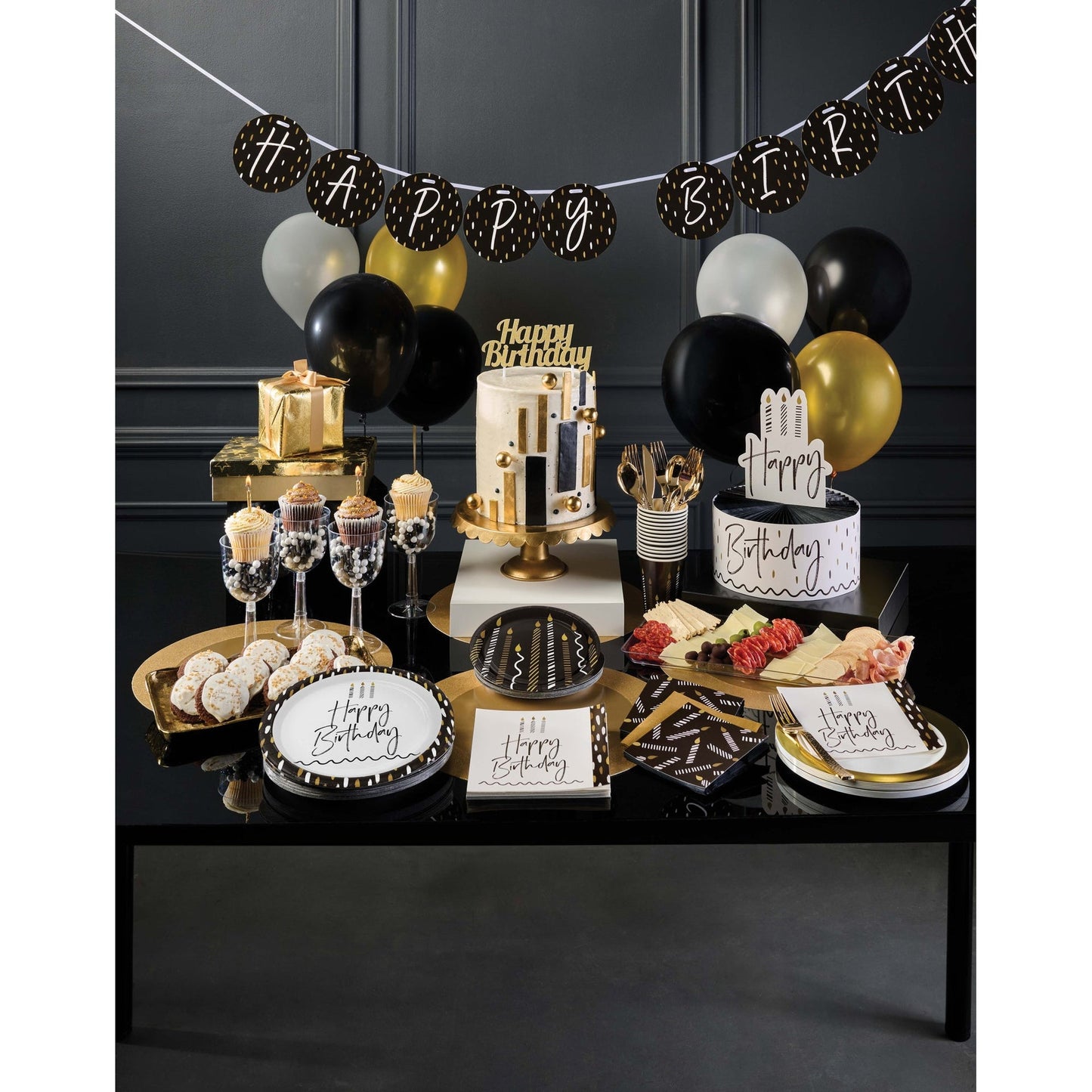 GOLDEN WISHES Napkins 16pcs