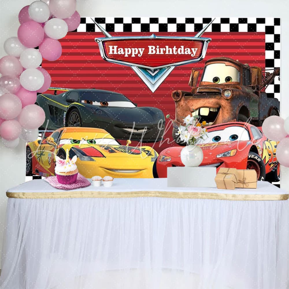 Cars Birthday Backdrop (x1u)