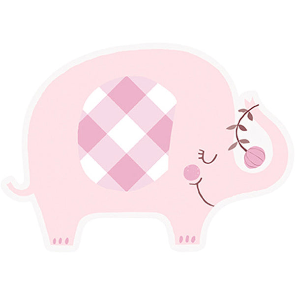 Invitations Pink Elephant (x8u)