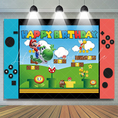 Backdrop Mario Super Bros Game Console (x1u)