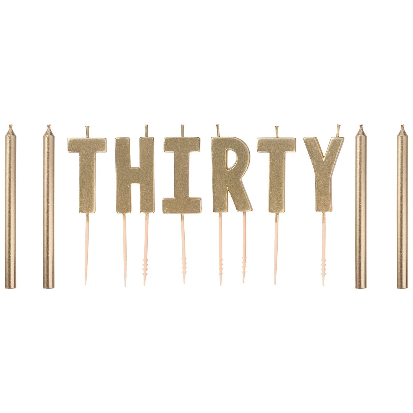 "Thirty" Golden Age Candle (x10u)