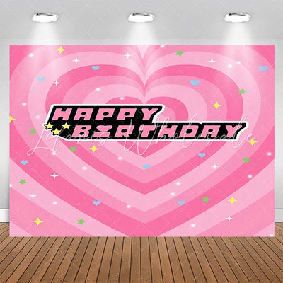 "The Powerpuff Girls" Happy Birthday Backdrop