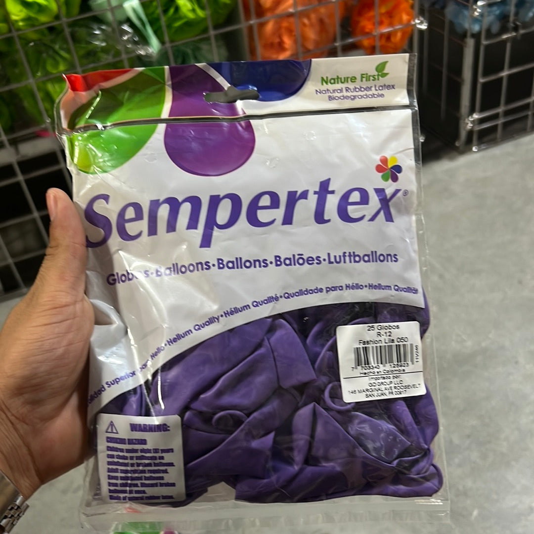 Globo Sempertex 12” (25u) - Fashion Lila 050