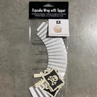 PIRATE CUPCAKE WRAPPER