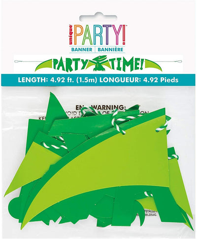 Boy Dino Banner Party Time / Girl Dino