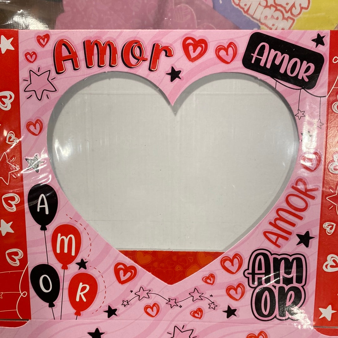 CAJA CANDY CORAZON CUADRADA AMOR