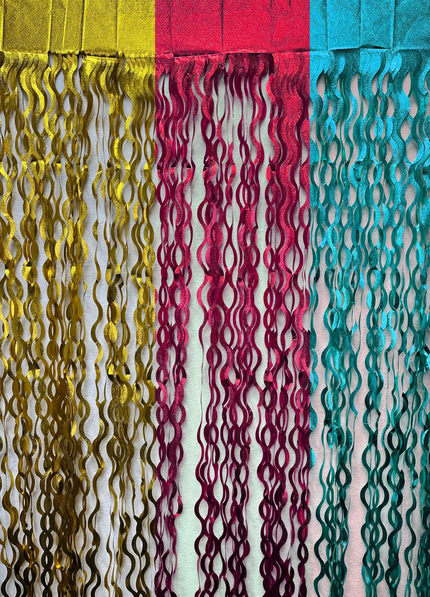Cortinas Foil Curvas - Todos los Colores (3x8ft)