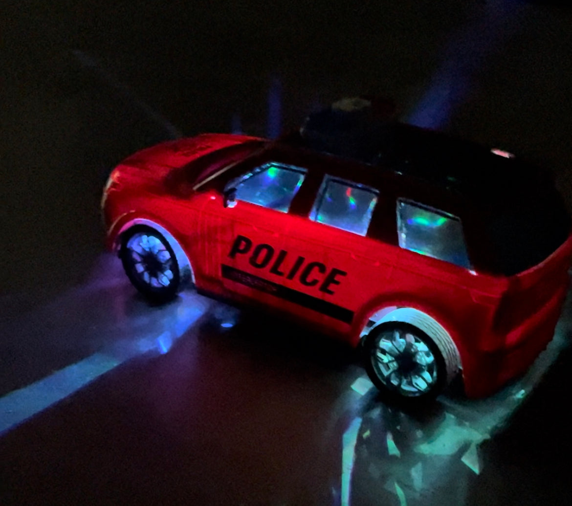 Red Land Rover Police Remote Control