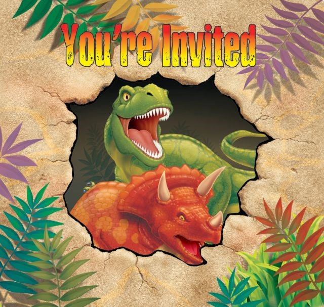 Dino Blast Invitations