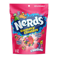 Nerds Rainbow Gummy Clusters 8oz