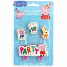 Peppa Pig Vela Set (x4u)