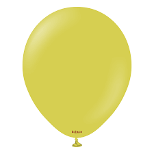 Kalisan Balloons 5" Retro Olive 100ct