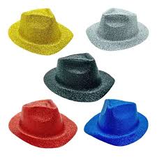 Sombrero Metálico con Brillo (x1u)